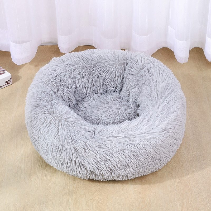 High Quality Dog Bed Super Soft Washable Long Plush Pet Kennel Deep Sleep Dog House Velvet Mats Sofa For Dog Basket Pet Cat Bed