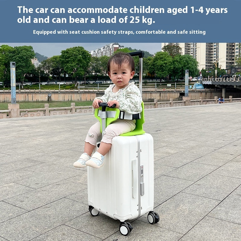 Original Luggage Aluminum Frame Pc Can Carry Children's Trolley Case