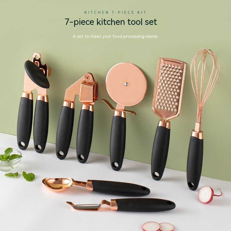 Original Kitchen Household Peeler Gadget Copper Plating Set