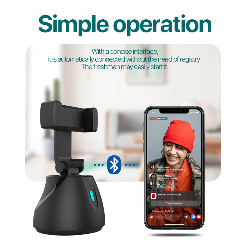 Original Smart face recognition 360-degree mobile phone holder