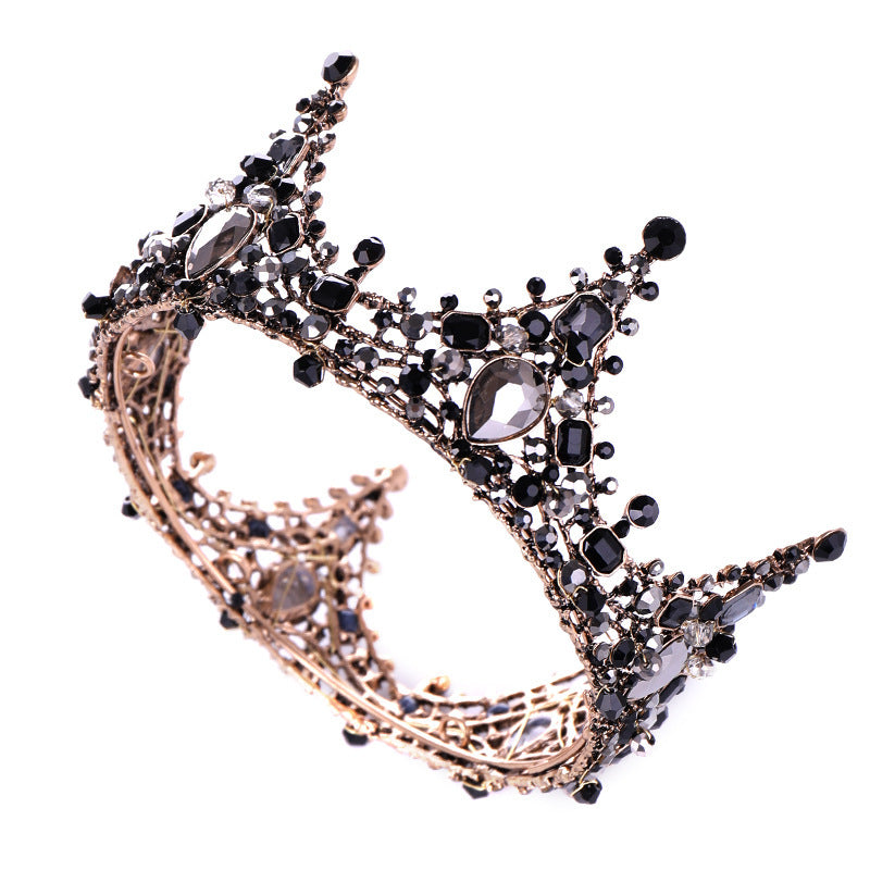 Retro crown crown princess performance headdress Top Quality