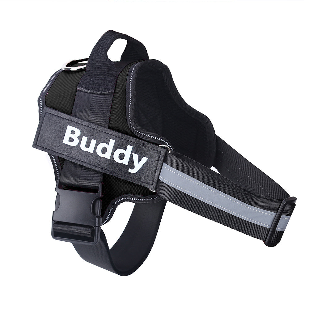 Original Dog Harness NO PULL Reflective Breathable Adjustable Pet Harness Vest For Small Large Dog Custom Patch Pet Supplies
