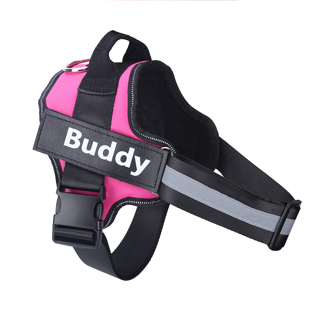 Original Dog Harness NO PULL Reflective Breathable Adjustable Pet Harness Vest For Small Large Dog Custom Patch Pet Supplies