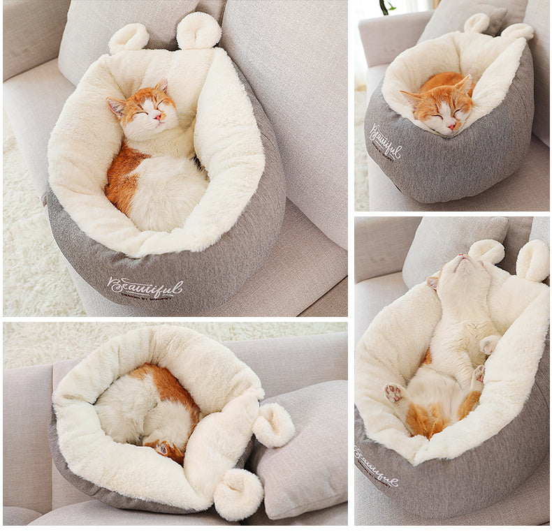 High Quality Pet Dog Bed Warming Soft Sleeping Bag Cushion Puppy Kennel