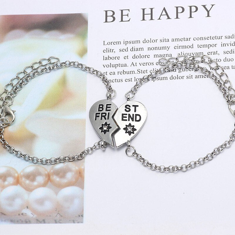 Original English Letters Best Friends Jewelry Good Friend Bracelet Women