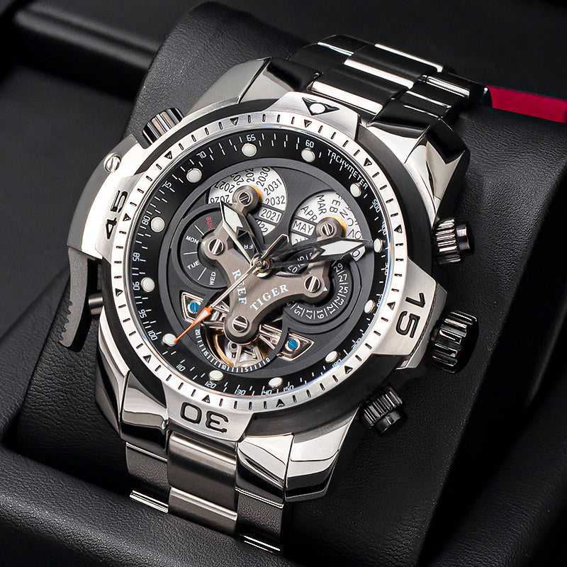 Original Men's Mechanical Watch Large Dial Waterproof Strong Luminous