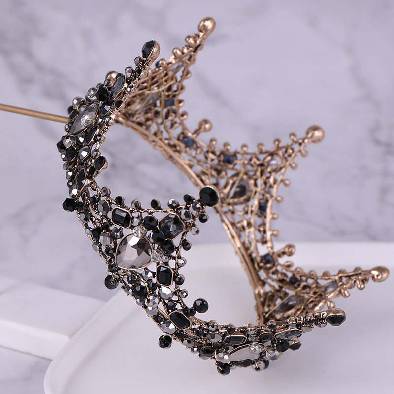 Retro crown crown princess performance headdress Top Quality
