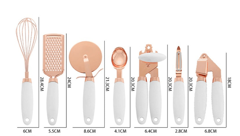 Original Kitchen Household Peeler Gadget Copper Plating Set