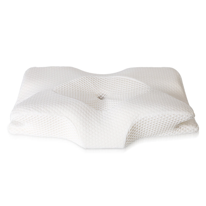 Slow Rebound Memory Cotton Pillow Protect Cervical Vertebra Ox Horn Pillow Health Care Single Sleeping Pillow Core