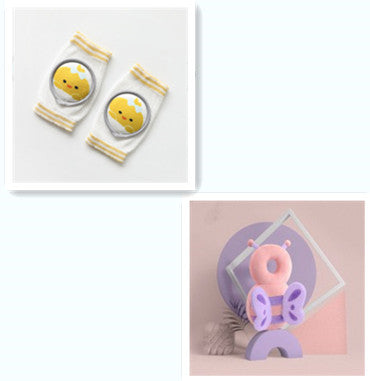 Baby Knee Pads Cartoon Accessories Elbow Pads Baby Learning Set