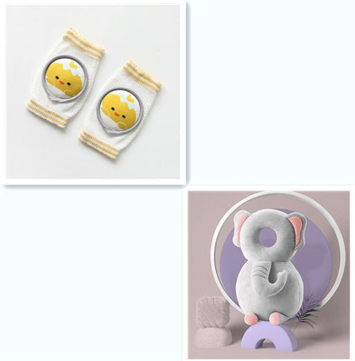 Baby Knee Pads Cartoon Accessories Elbow Pads Baby Learning Set