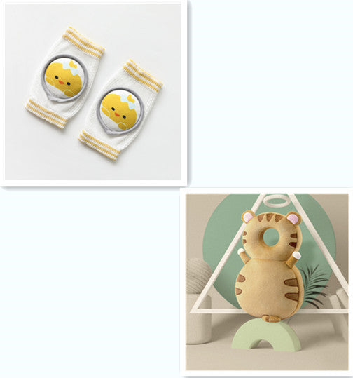 Baby Knee Pads Cartoon Accessories Elbow Pads Baby Learning Set