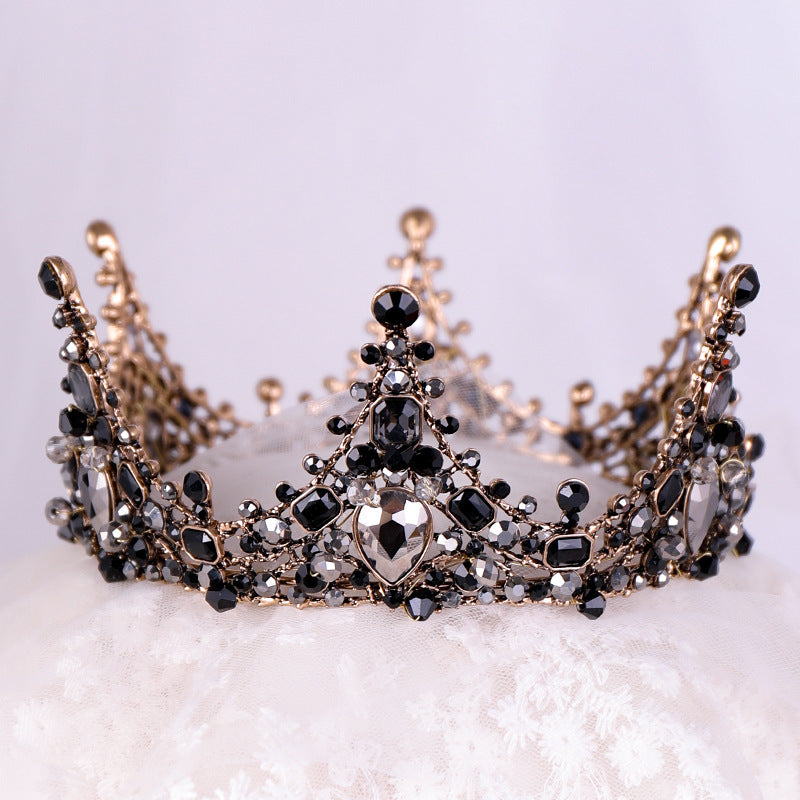 Retro crown crown princess performance headdress Top Quality