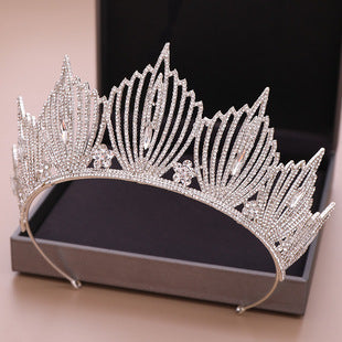 Tuanming Xinniang Crown European And American Hot Sale Crystal Zircon Crown Hairband Princess Birthday Rhinestone Crown Headdress top quality