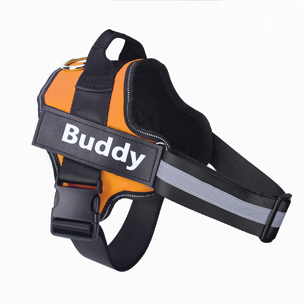 Original Dog Harness NO PULL Reflective Breathable Adjustable Pet Harness Vest For Small Large Dog Custom Patch Pet Supplies