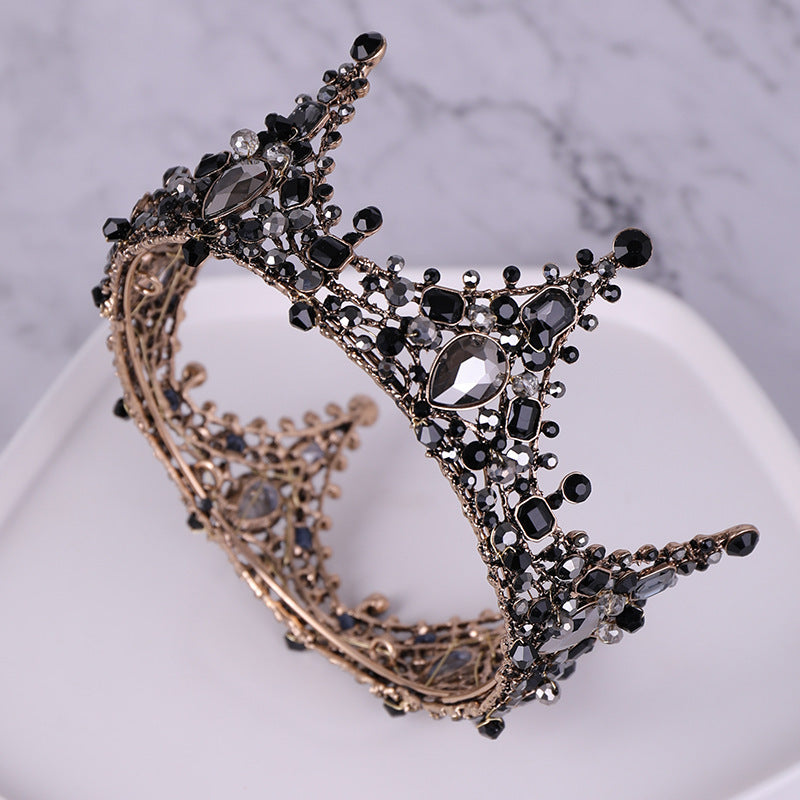 Retro crown crown princess performance headdress Top Quality