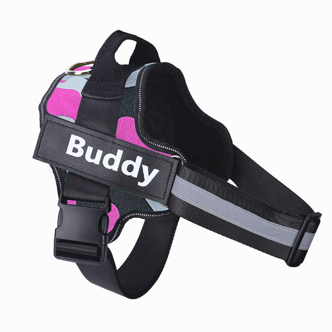 Original Dog Harness NO PULL Reflective Breathable Adjustable Pet Harness Vest For Small Large Dog Custom Patch Pet Supplies