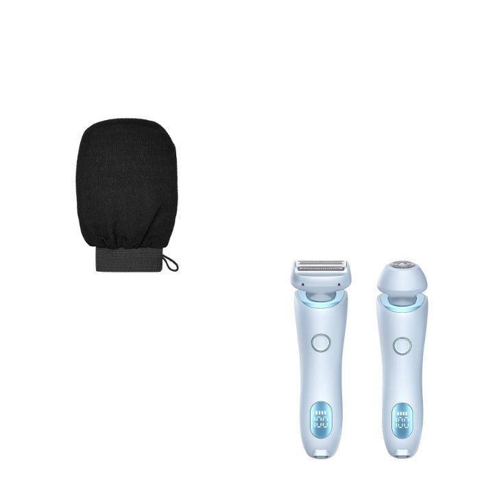 Original 2 In 1 Hair Removal Epilator USB Rechargeable Trimmer Women Body Razor Face Leg Armpit Bikini Hand Pubic Shaver Hair Remover