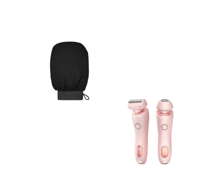 Original 2 In 1 Hair Removal Epilator USB Rechargeable Trimmer Women Body Razor Face Leg Armpit Bikini Hand Pubic Shaver Hair Remover