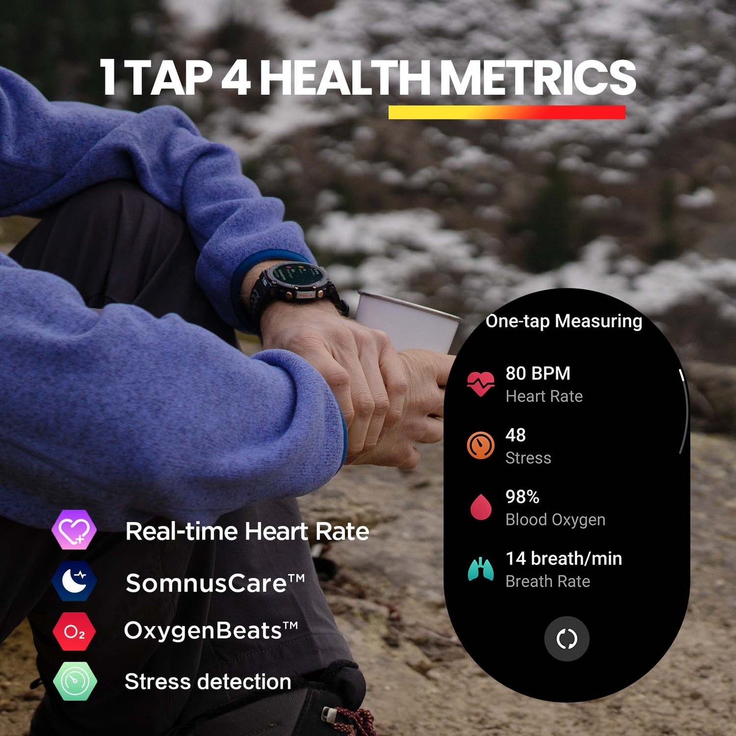 Original Swimming Fitness Heart Rate Blood Oxygen Monitoring Wrist Watch