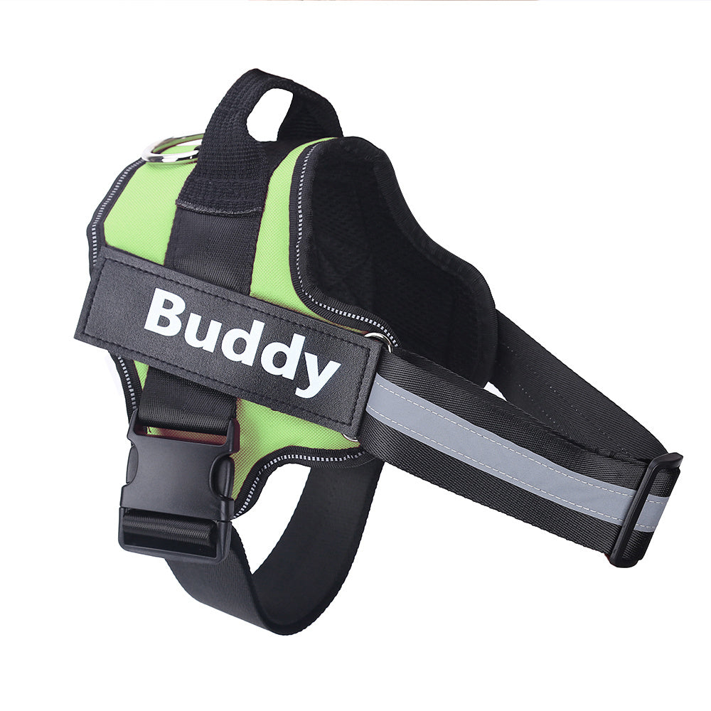 Original Dog Harness NO PULL Reflective Breathable Adjustable Pet Harness Vest For Small Large Dog Custom Patch Pet Supplies