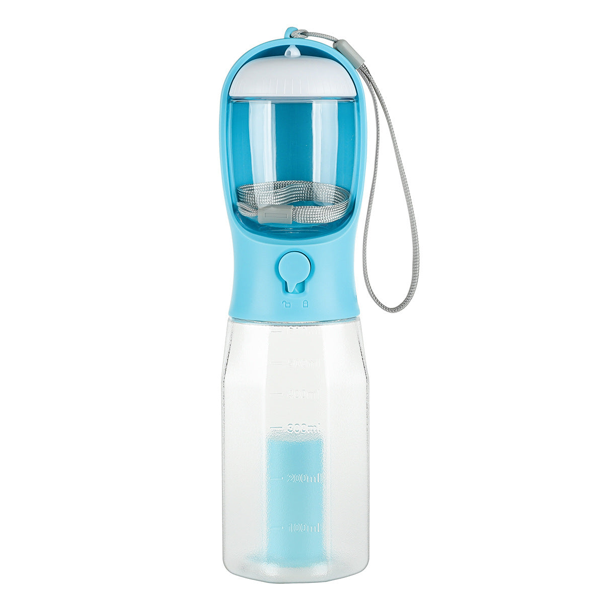 Original Portable Cat Dog Water Bottle Food Feeder Drinker Poop Dispenser 3 In 1 Leak-proof Multifunctional Dog Water Bottle Pet Products