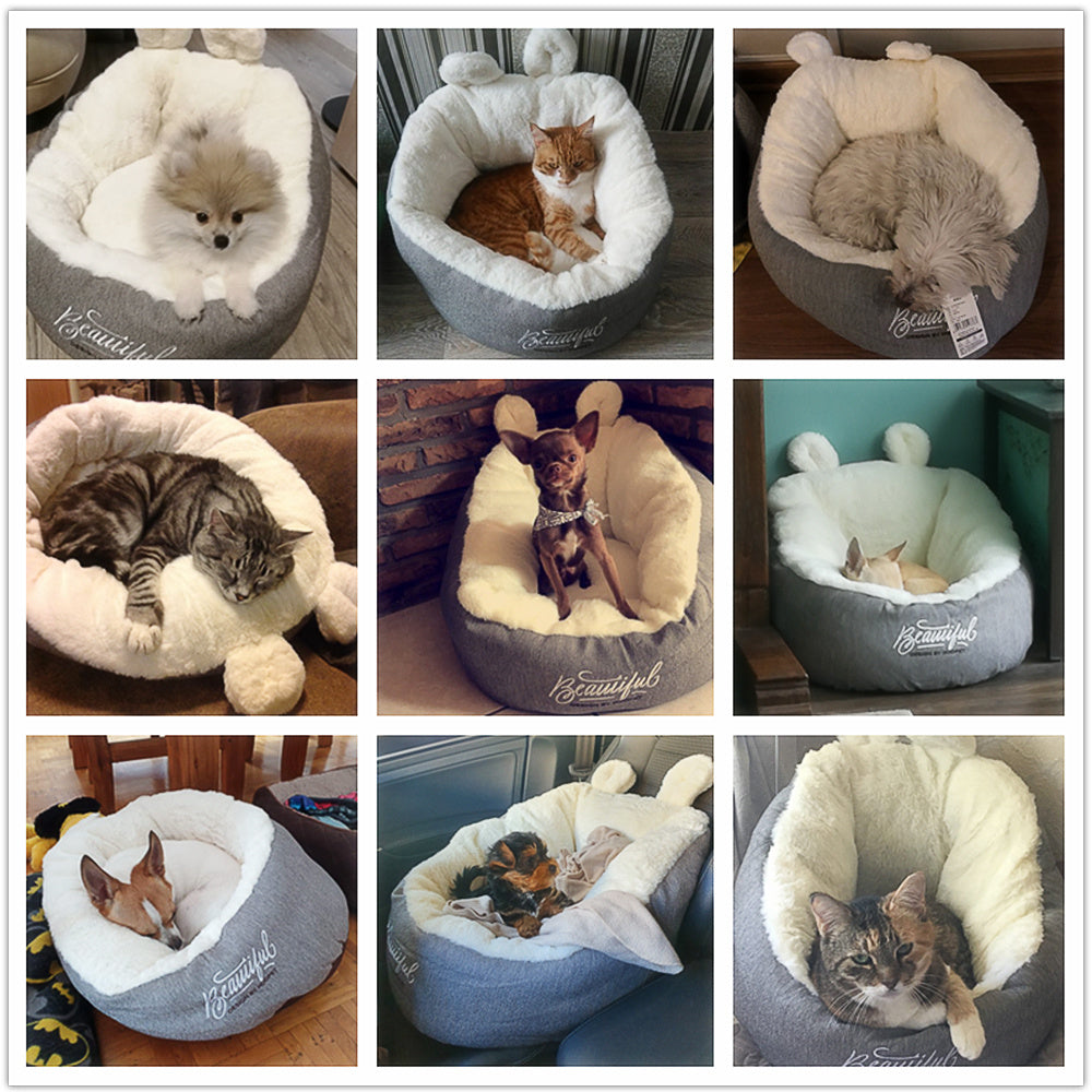 High Quality Pet Dog Bed Warming Soft Sleeping Bag Cushion Puppy Kennel