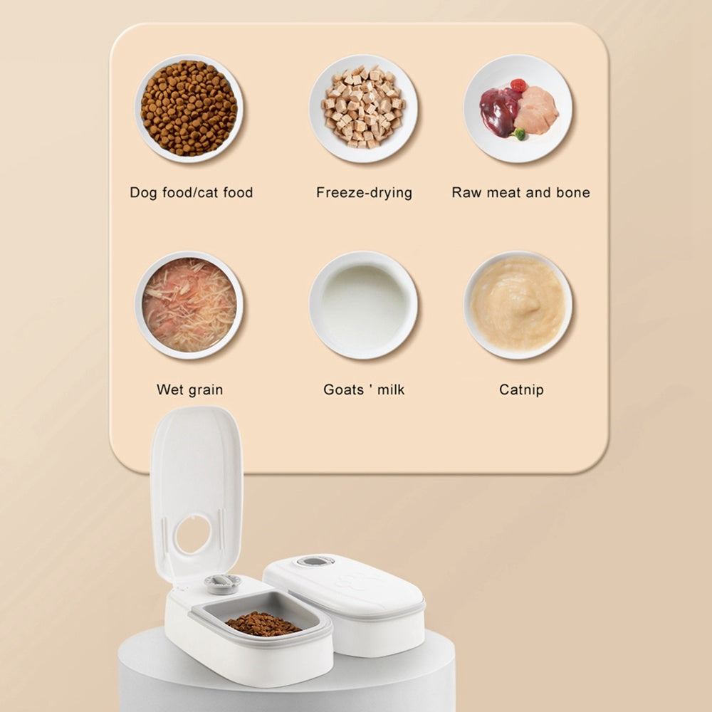 Original Automatic Pet Feeder Smart Food Dispenser For Cats Dogs Timer Stainless Steel Bowl Auto Dog Cat Pet Feeding Pets Supplies