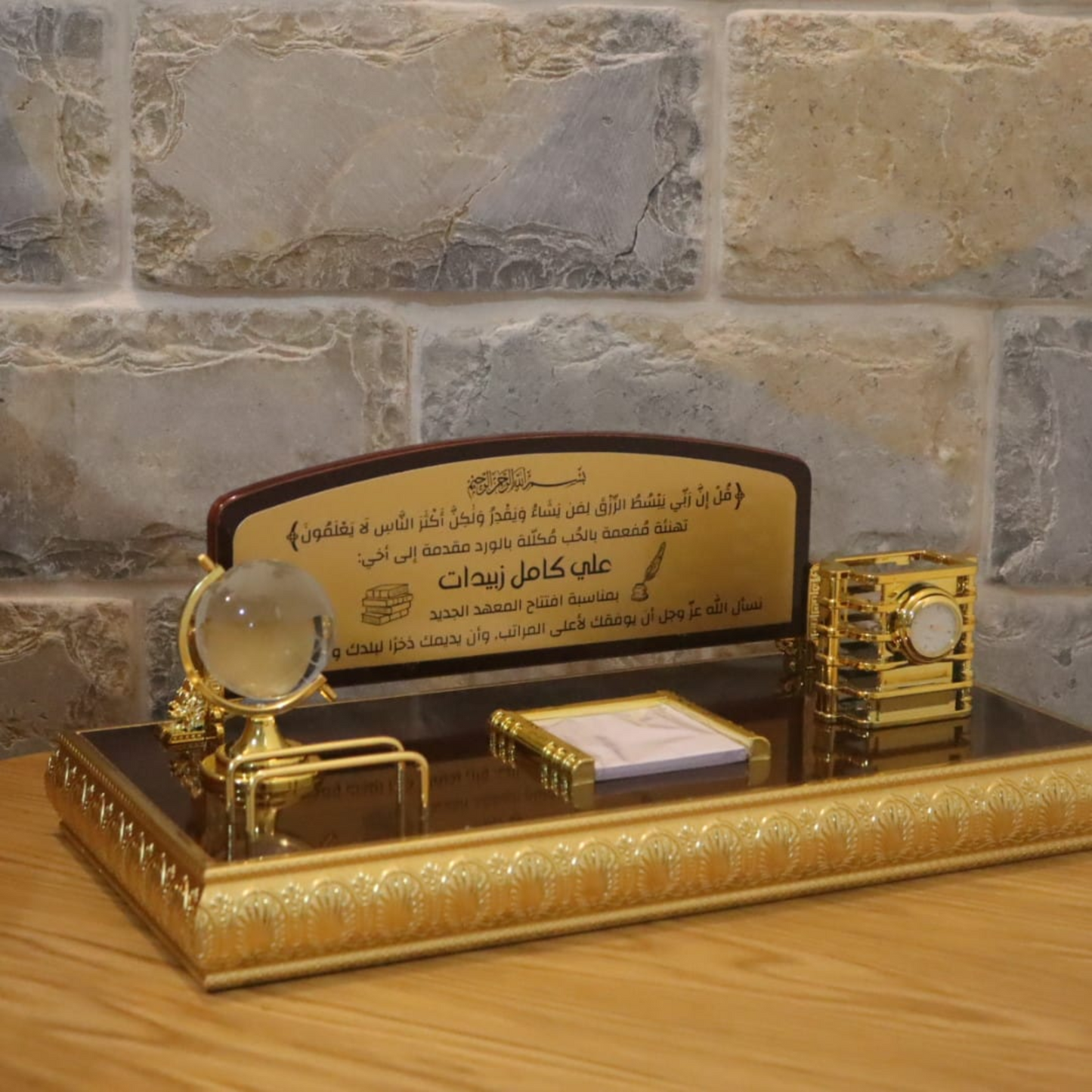 Wood Desk Stand- סטנד עץ למשרד- ענק
