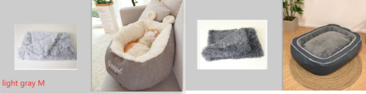 High Quality Pet Dog Bed Warming Soft Sleeping Bag Cushion Puppy Kennel