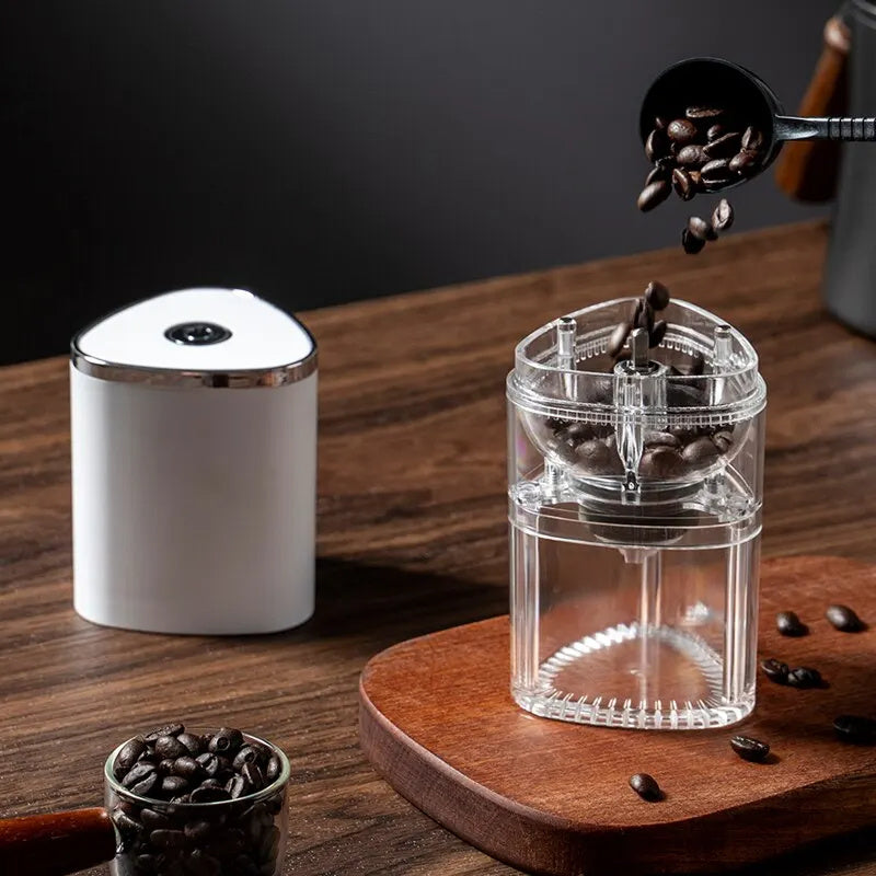 Original Portable Electric Coffee Grinder TYPE C USB Charge Ceramic Grinding Core Home Coffee Beans Pulverizer Grinder Small Portable Mini Home Kitchen Coffee Grinder Machine Mill Automatic USB Charging