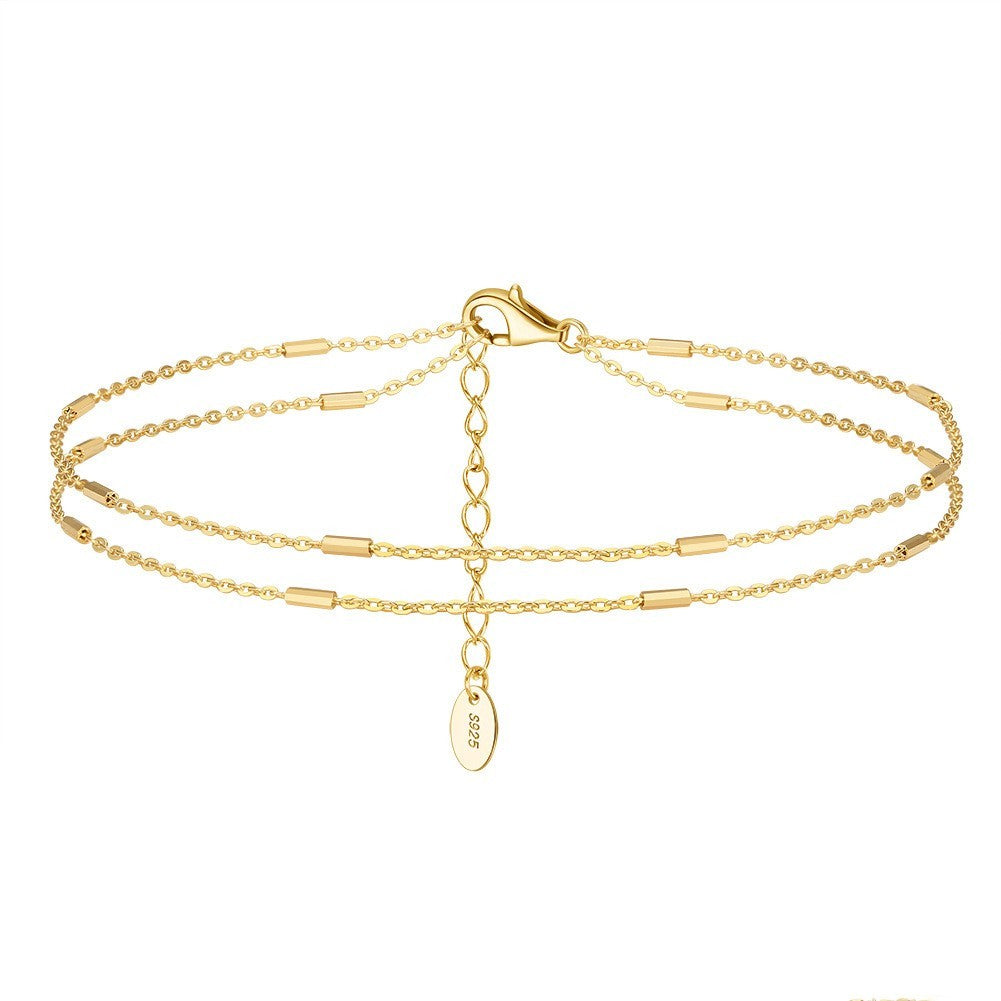 Jewelry Sterling Silver Feet Chain