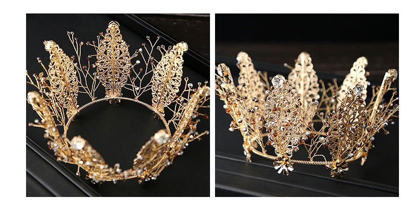 luxurious Baroque crown tiara Top quality