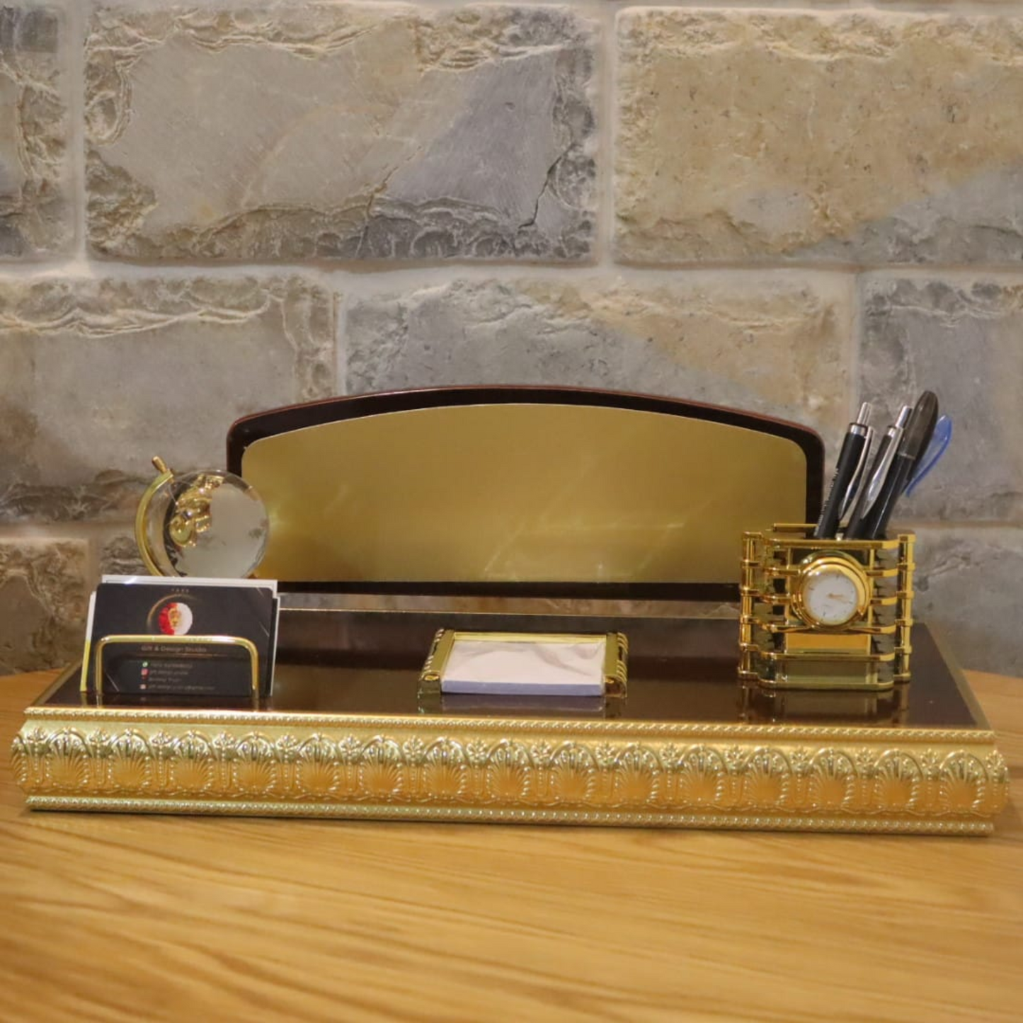 Wood Desk Stand- סטנד עץ למשרד- ענק