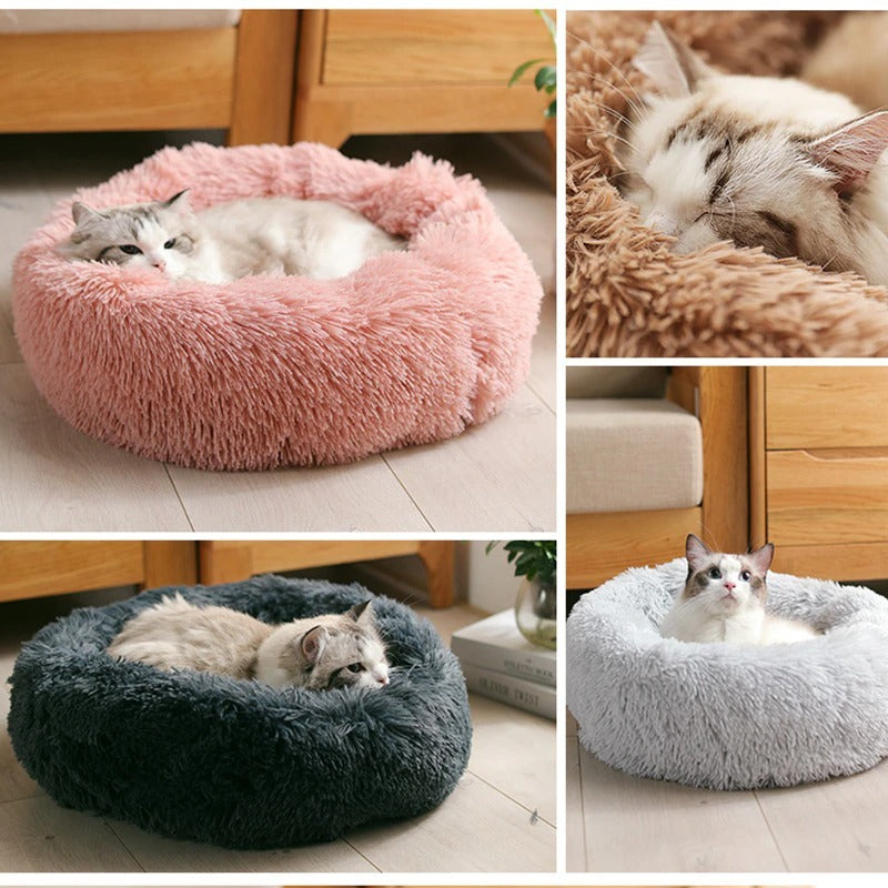 High Quality Dog Bed Super Soft Washable Long Plush Pet Kennel Deep Sleep Dog House Velvet Mats Sofa For Dog Basket Pet Cat Bed