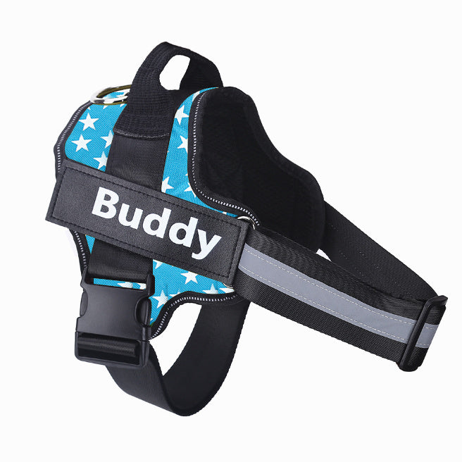 Original Dog Harness NO PULL Reflective Breathable Adjustable Pet Harness Vest For Small Large Dog Custom Patch Pet Supplies