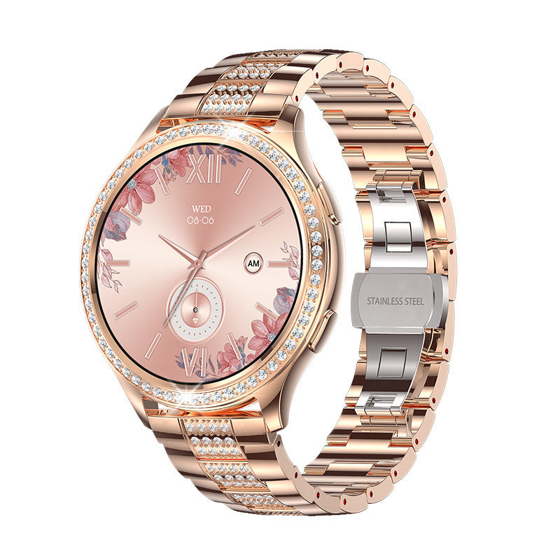 AK53 Bluetooth Calling Smart Watch Heart Rate Blood Pressure Blood Oxygen Monitor Weather Multi Sport