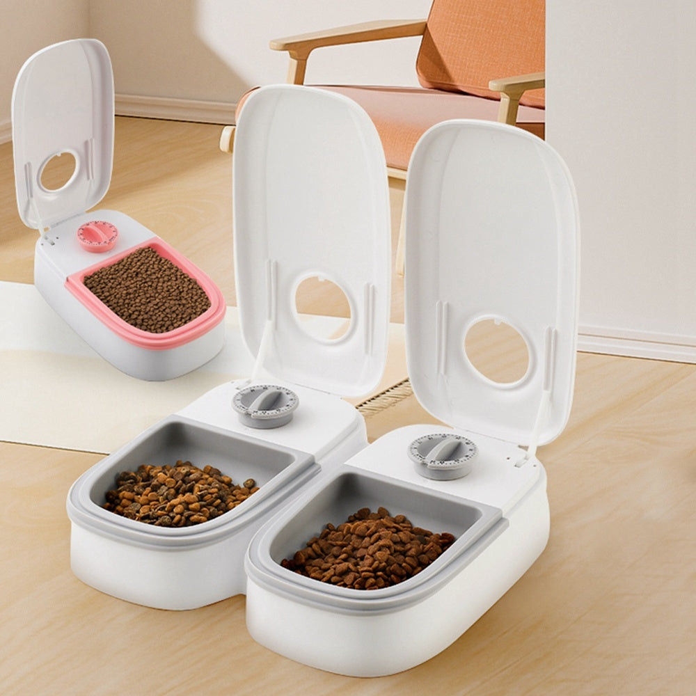 Original Automatic Pet Feeder Smart Food Dispenser For Cats Dogs Timer Stainless Steel Bowl Auto Dog Cat Pet Feeding Pets Supplies