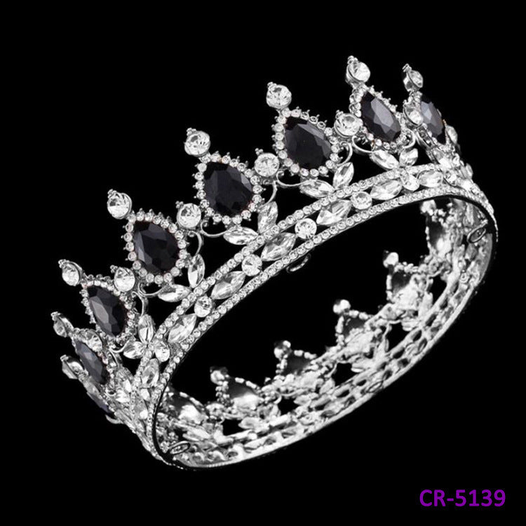 Top Quality Crown Bridal Tiara Crown Wedding Diadem Bridal Round Crown