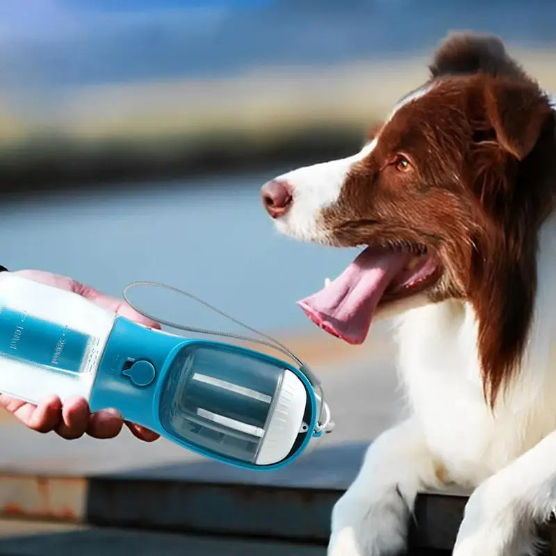 Original 3 in 1 - Dog Water Cup Drinking Food Garbage Bag (3-in-1) Portable Small Multi-functional Pet Cups Pets Supplies
