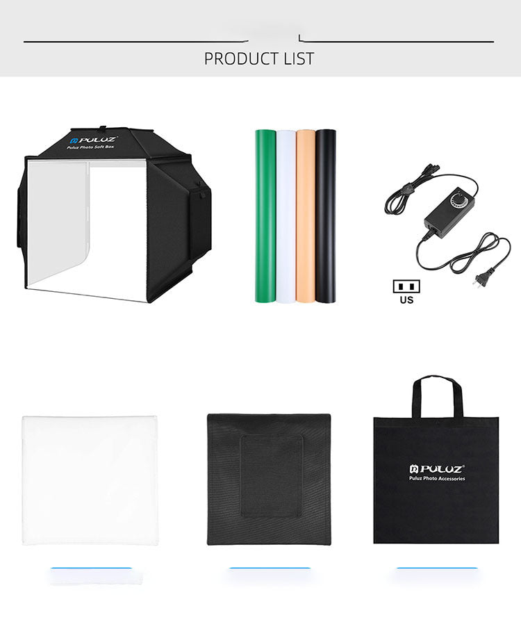 40cm Studio LED Folding Product Photo Light Box Simple Shooting Light