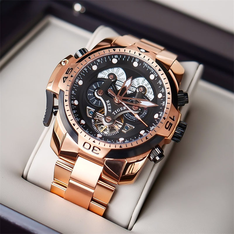 Original Men's Mechanical Watch Large Dial Waterproof Strong Luminous