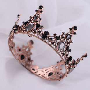 Tuanming Xinniang Crown European And American Hot Sale Crystal Zircon Crown Hairband Princess Birthday Rhinestone Crown Headdress top quality