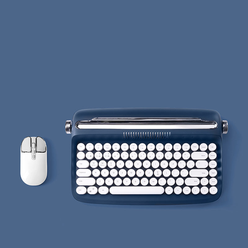 Original Retro Ipad Bluetooth Keyboard Mouse Set Cute Office