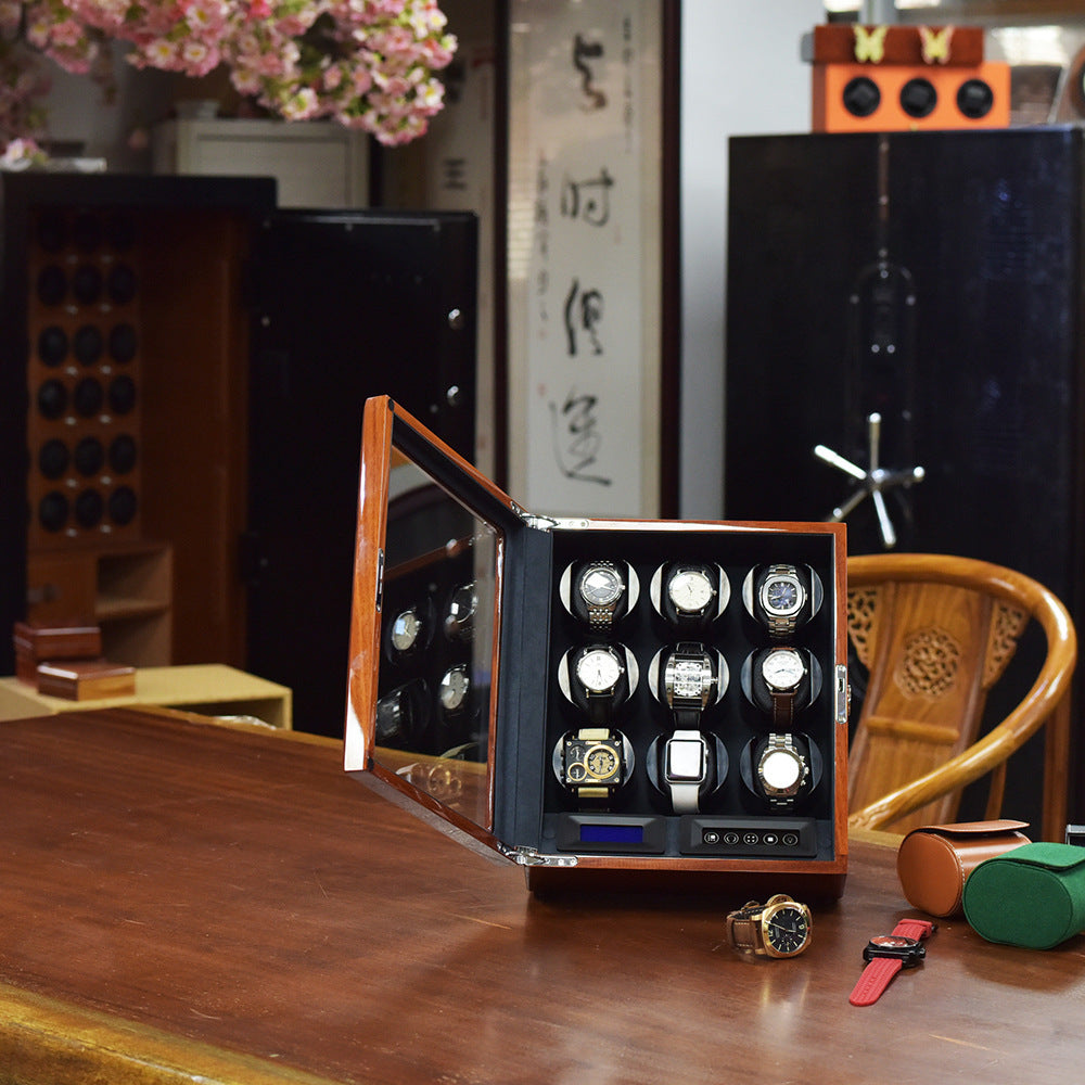 9 Table Position Shaker Automatic Mechanical Watch Silent Motor Box winder