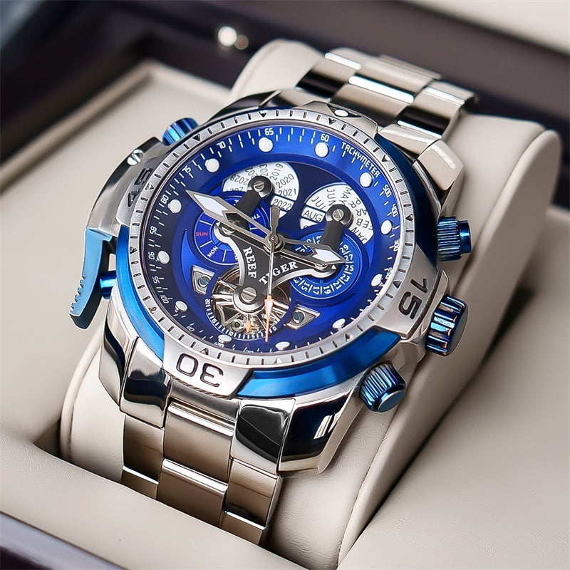 Original Men's Mechanical Watch Large Dial Waterproof Strong Luminous