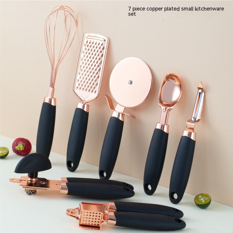 Original Kitchen Household Peeler Gadget Copper Plating Set
