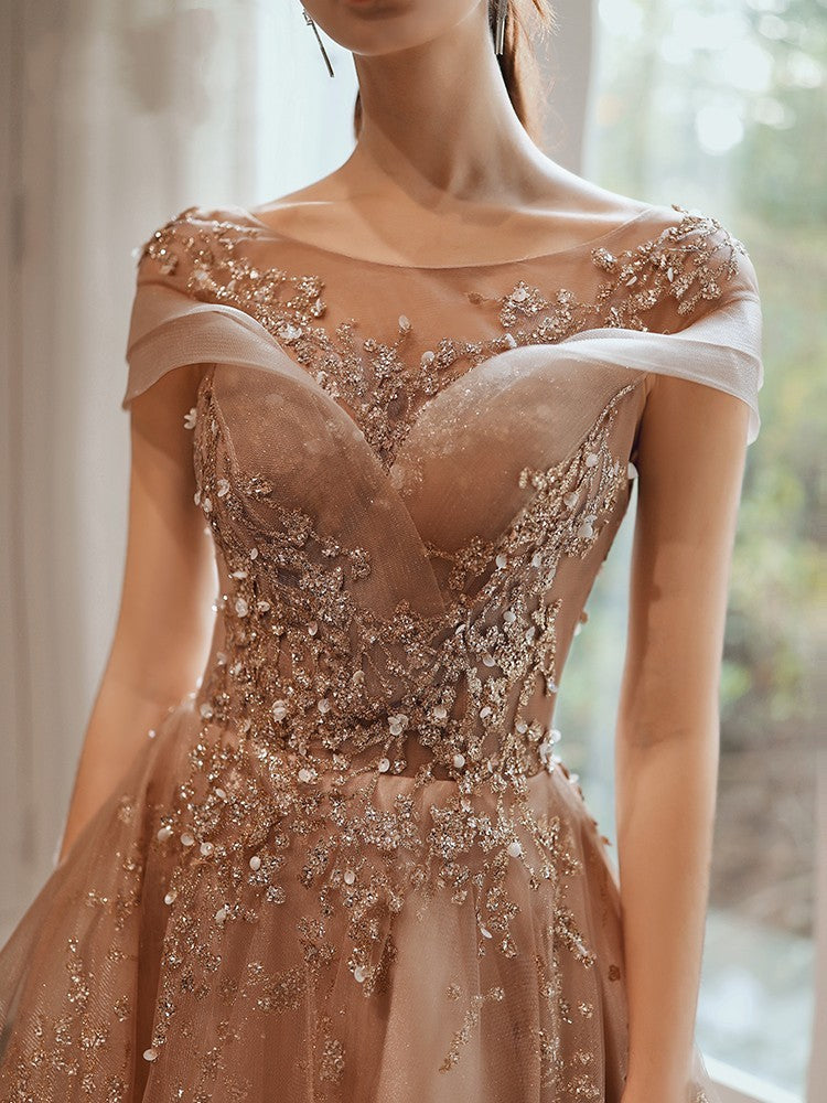 High End Bride Fashion Evening Dress