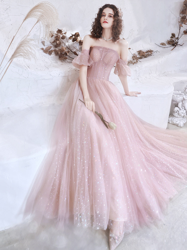 One-shoulder Evening Dress Skirt Female Fairy Birthday Long High-end Texture Banquet Ladies