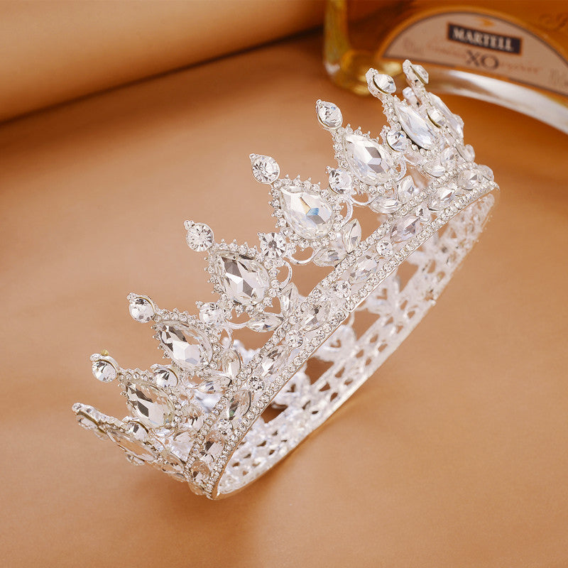 Top Quality Crown Bridal Tiara Crown Wedding Diadem Bridal Round Crown